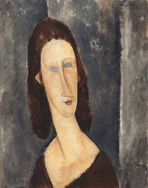 Blue Eyes or Portrait of Madame Jeanne Hebuterne (mk39)